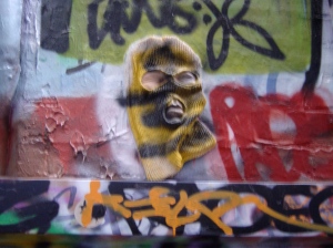 Will Coles mask in Rutledge Lane