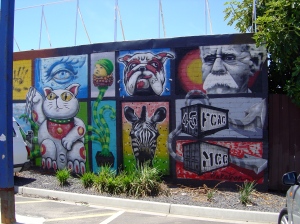 Footscray wall with another cat