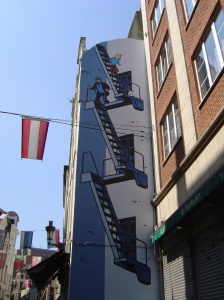 Brussels wall 3 Tintin